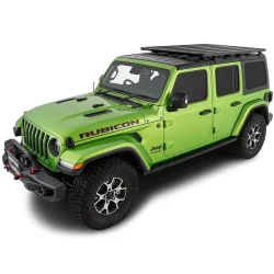Bagażnik dachowy Pioneer Platform 1828 x 1426 mm ze wzmocnieniem Backbone RCL czarny Rhino Rack Jeep Wrangler JL